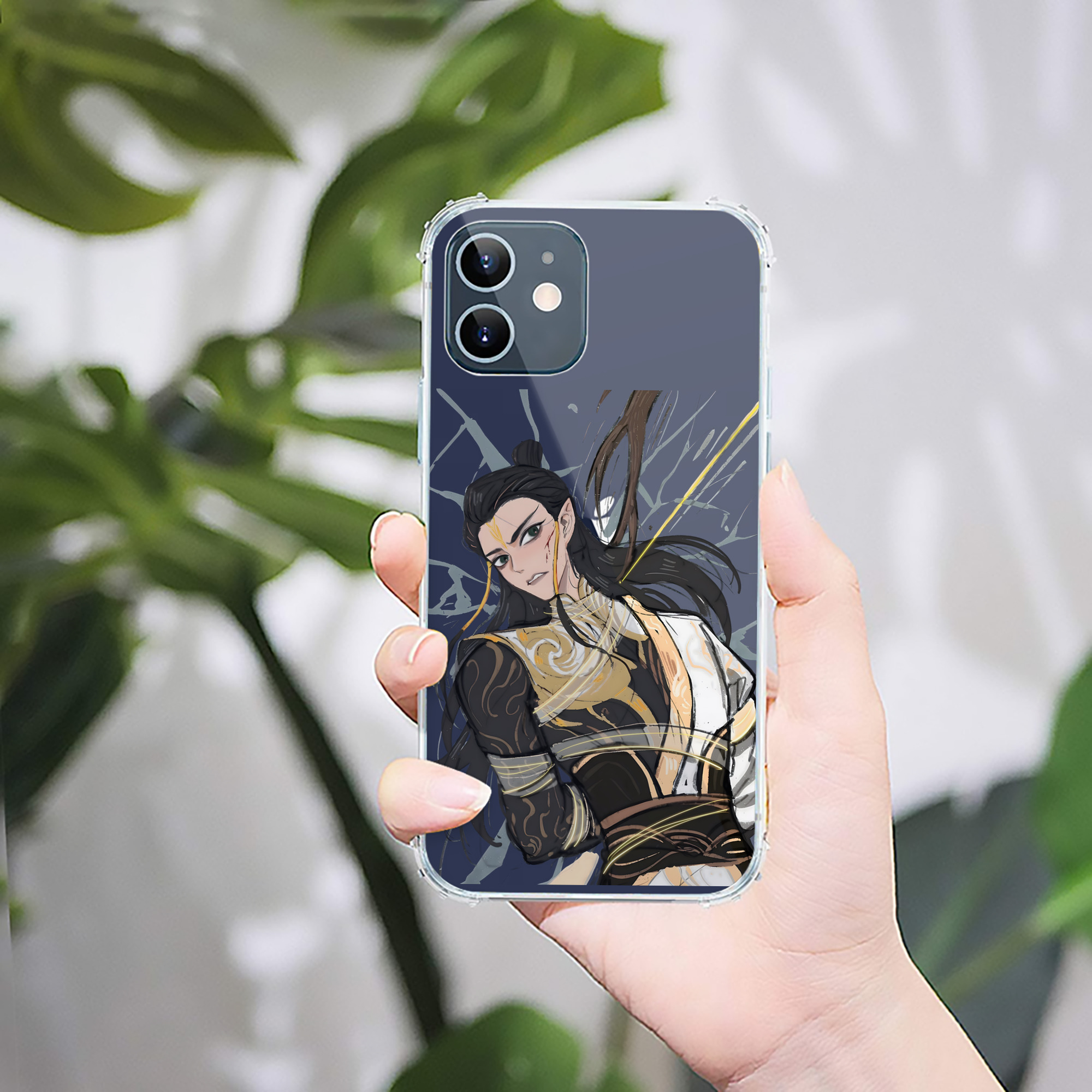 （画像用） Ne Zha 2 ナタ 魔童の大暴れ 【iPhone 12シリーズ対応】透明スマホケース（クリアソフトケース）